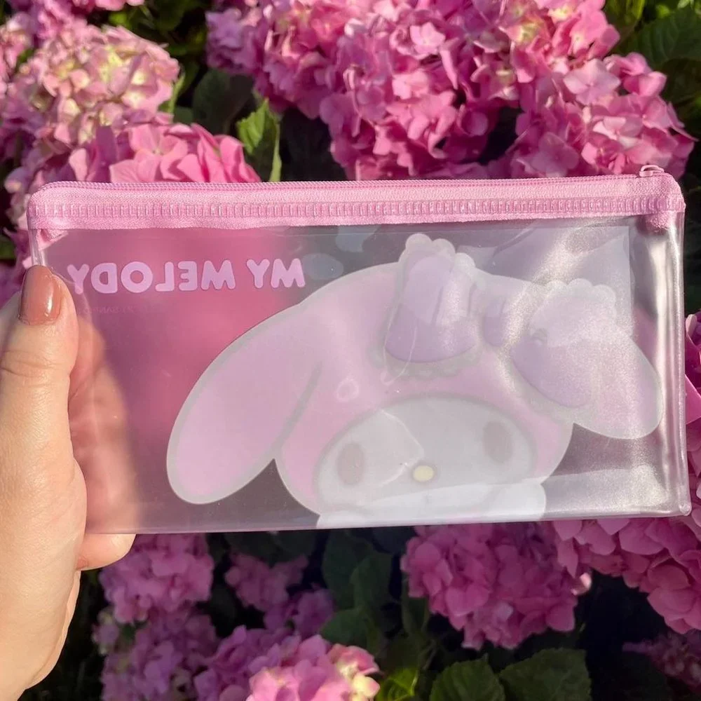 Sanrio My Melody Pink, Transparent Zipper Bag